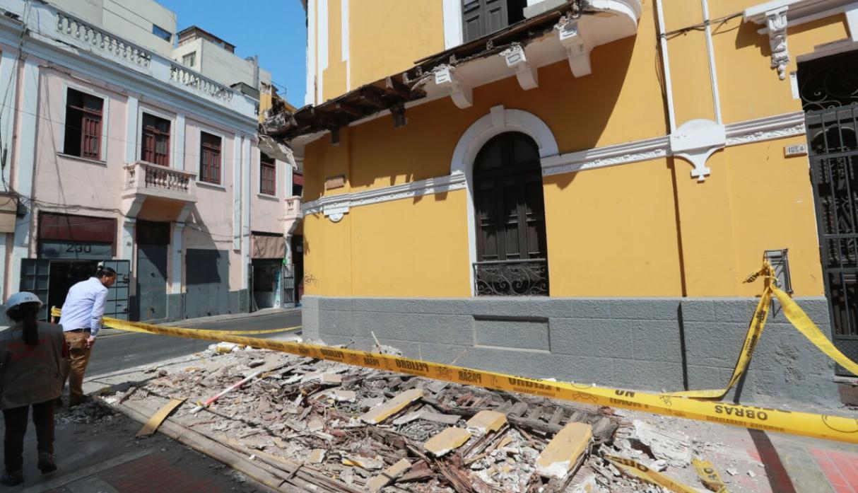 La casona se encuentra en el jirón Contumazá del Cercado de Lima. (Foto: Lino Chipana / El Comercio)