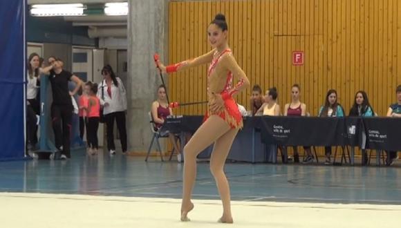 Carla Corminboeuf, gimnasta con ambas nacionalidades. (Foto: Carla Corminboeuf)