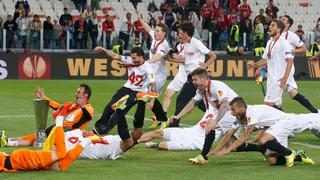 Así fue la celebración del Sevilla tras ganar la Europa League
