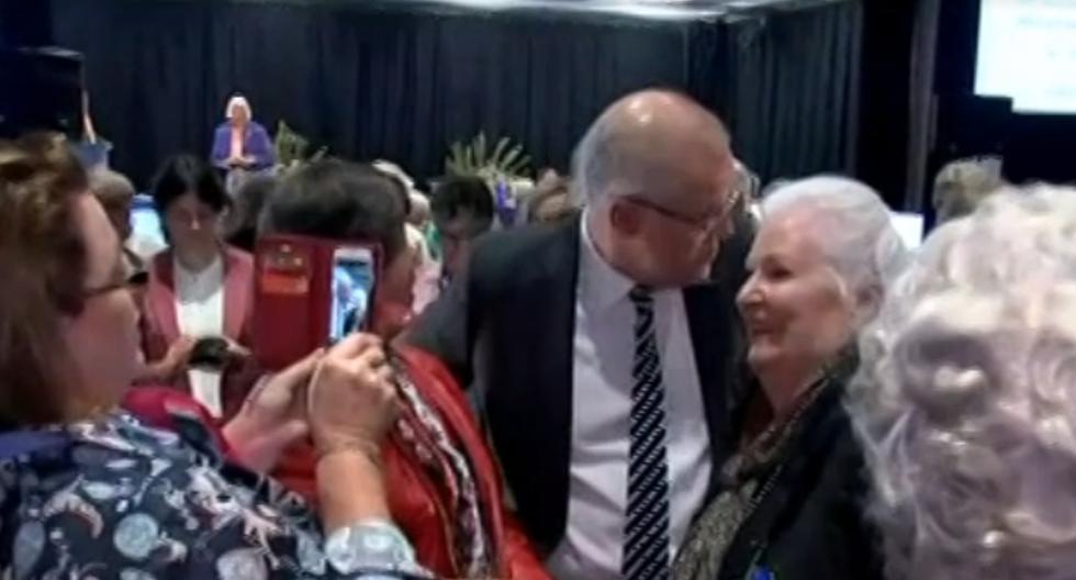 *Scott Morrison*, primer ministro australiano, fue atacado hoy durante un evento de su campaña electoral con miras a las próximas elecciones en el mencionado país. (Foto: Captura | Sky News Australia)