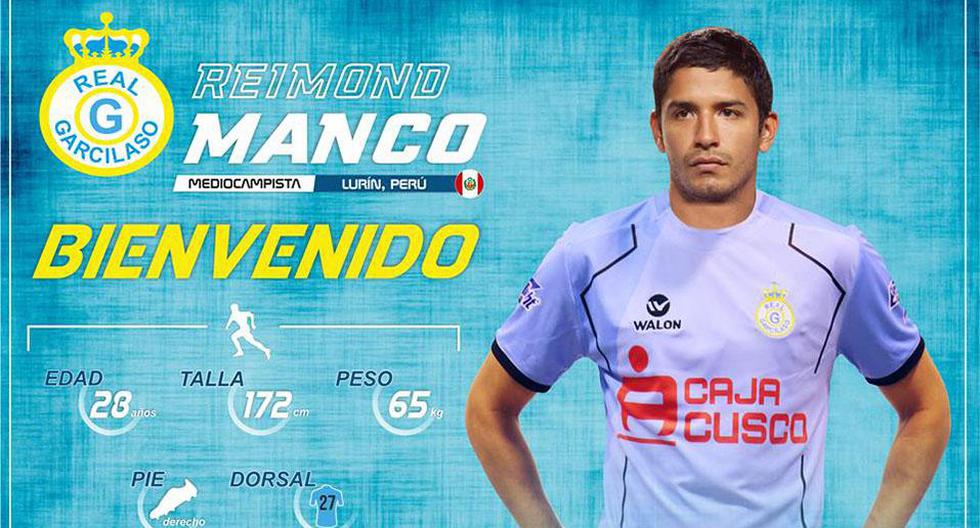 Real Garcilaso anunció así a Reimond Manco en  sus redes sociales. (Foto: Facebook Real Garcilaso)