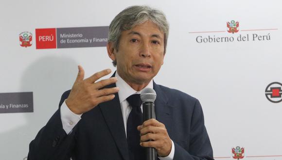 José Arista, ministro de Economía y Finanzas | Foto: MEF