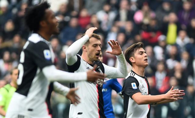 Estas son las mejores imágenes del duelo entre Juventus y Brescia por la jornada 24 de la Serie A de Italia. REUTERS/Massimo Pinca