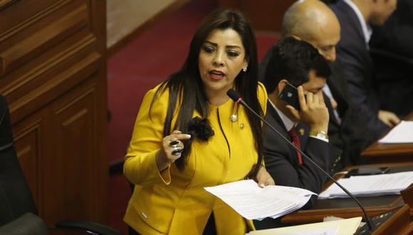 La congresista fujimorista Alejandra Aramayo propuso al Consejo de la Prensa Peruana una reuni&oacute;n para explicar su proyecto sobre control de medios. (Foto: Archivo El Comercio)