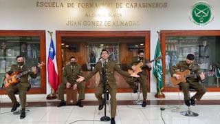 Carabineros de Chile saluda a los peruanos por Fiestas Patrias interpretando Contigo Perú | VIDEO