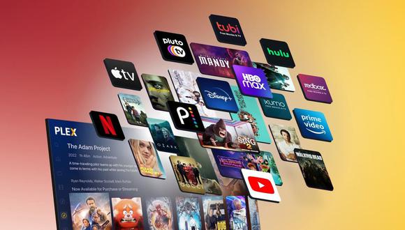 Plex permite gestionar el contenido de las diferentes suscripciones en un solo sitio.
