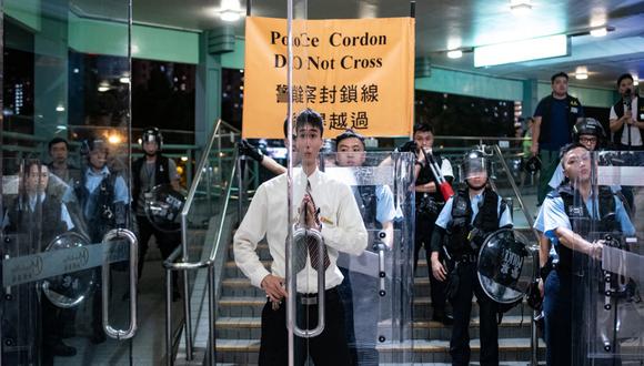 Protestas en Hong Kong. (Foto: AFP)