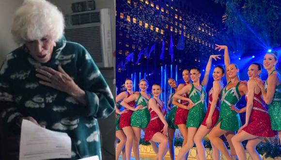 Abuela de 96 años recibió regalo inesperado por parte de su nieta: una entrada para ver a las Rockettes. La reacción se hizo viral. (Foto: Tiktok - Facebook/Rockettes).