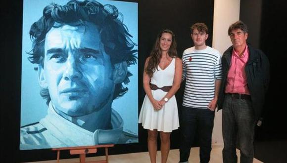 Ayrton Senna: Subastan su retrato hecho con jeans