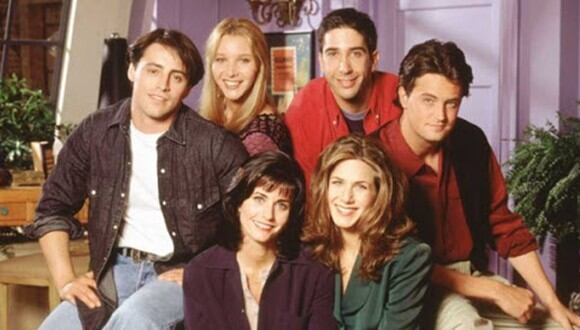 Joey, Rachel, Ross, Mónica, Chandler y Phoebe, protagonistas de la serie Friends. Foto: NBC.
