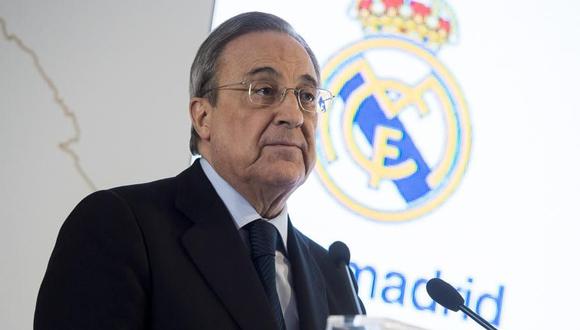 El presidente del Real Madrid mandó un mensaje de optimismo en medio de la crisis de resultados del conjunto blanco. "Este club, este equipo y estos jugadores van a darlo todo", aseveró. (Foto: EFE)
