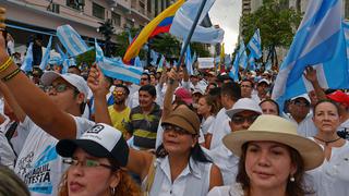 Marcha por la paz en Guayaquil le da pequeño respiro a Lenín Moreno