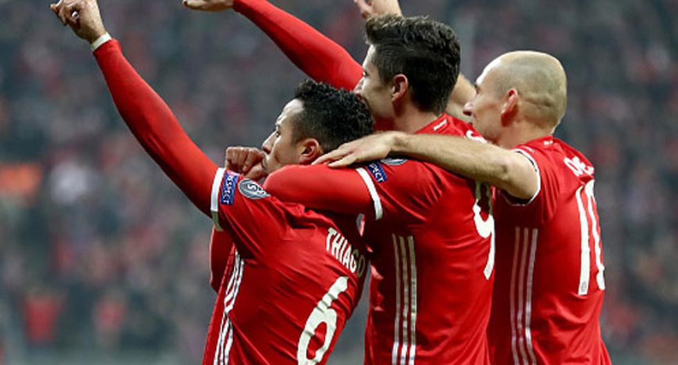 Thiago Alcántara anotó su primer doblete con el Bayern Munich ante Arsenal | Foto: Getty