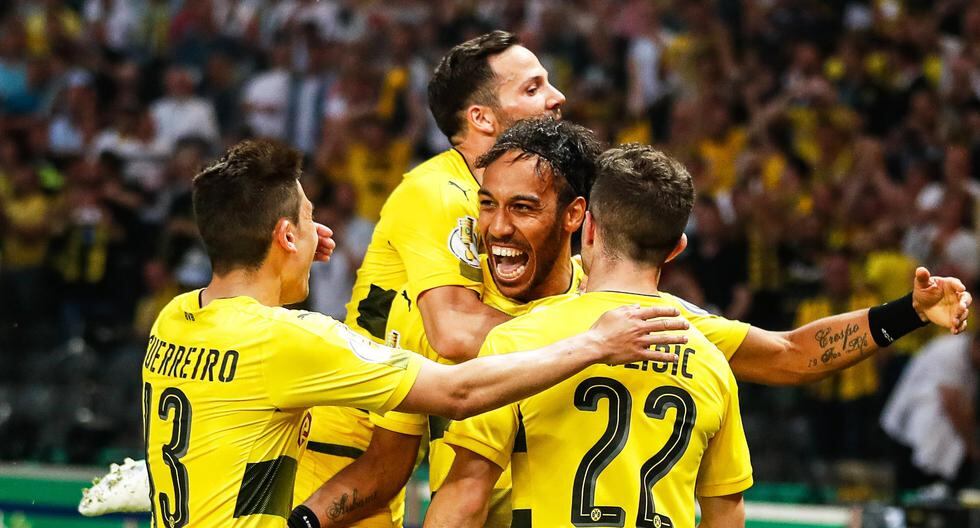 Borussia Dortmund se consagró con la Copa de Alemania en el Estadio Olímpico de Berlín. (Foto: Getty Images)