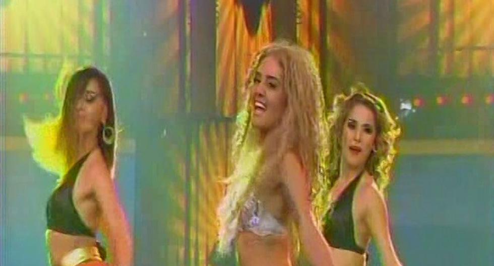 Ximena Hoyos volvió a sorprender, esta vez con un playback de la colombiana Shakira. (Foto: Captura Latina)