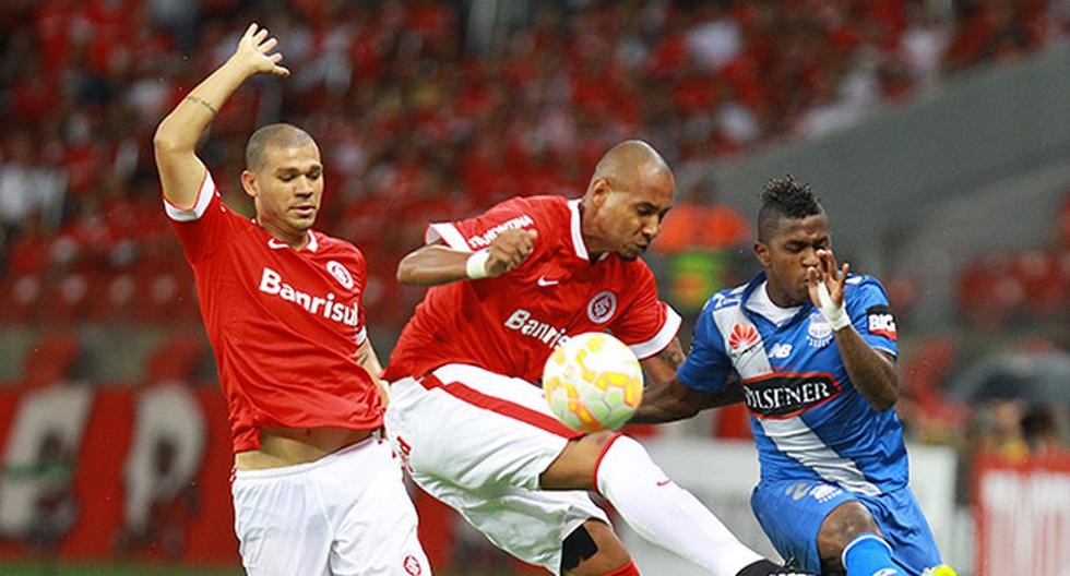 Internacional y Emelec jugaron un gran encuentro por Copa Libertadores. (Foto: EFE)