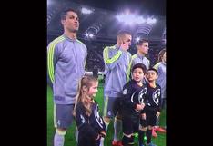 Real Madrid vs Roma: Cristiano Ronaldo y su gesto con niña que se vuelve viral