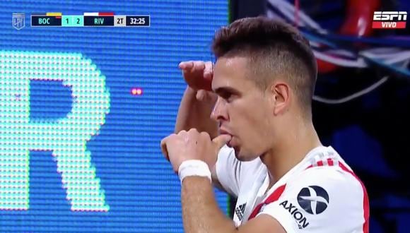 Boca Juniors vs. River Plate: Santos Borré y el 2-1 para dar vuelta al resultado en La Bombonera | VIDEO