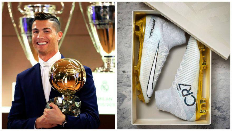 Cristiano: Nike celebró Balón de Oro con novedosas zapatillas  - 1