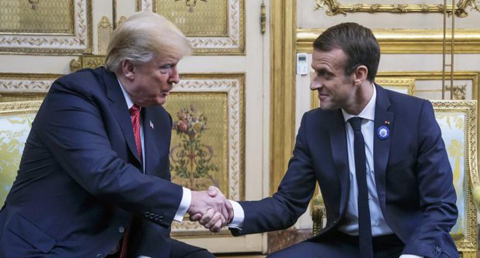 Trump mostró su "aprecio" por las palabras de Macron acerca de la necesidad de que Europa aumente su aportación, ya que su país desea "una Europa fuerte". (Foto: EFE)