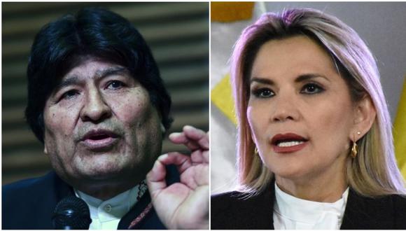 Bolivia citó a declarar como testigos a la presidenta interina del país, Jeanine Áñez, y al exmandatario Evo Morales. (Foto: RONALDO SCHEMIDT / AFP / Presidencia boliviana).
