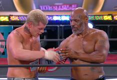 Mike Tyson entregó el título de campeón de AEW en Double or Nothing 2020 