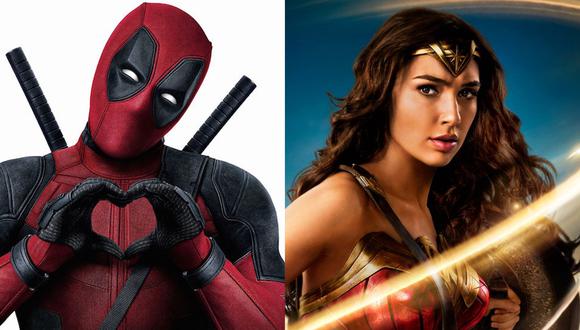 "Wonder Woman" y "Deadpool", personajes unidos en redes sociales por Ryan Reynolds. (Fotos: Difusión)