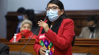 Congresista de Perú Libre, Margot Palacios, dice que evaluará respaldar una moción de vacancia presidencial