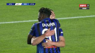 No se podía quedar fuera de la fiesta: Duván Zapata anota en la goleada del Atalanta ante el Brescia | VIDEO