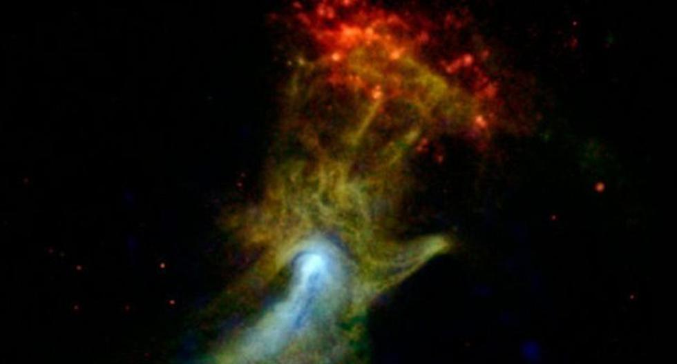 \"Mano de Dios\" en el espacio profundo. (Foto: NASA)
