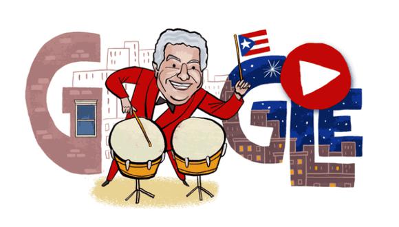 Quién fue Tito Puente: la razón por la que Google Doddle le rinde homenaje | La empresa más importante de búsquedas por Internet rinde homenaje a un gran salsero que dejó legado en Estados Unidos. (Captura)