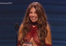 Grammy Latino 2019: Thalía y el atrevido vestido con el que recibió su Premio de la Presidencia
