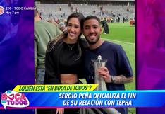 Sergio Peña tras el fin de su relación con Tepha: “Soy soltero, eso no quiere decir que no tenga amigas”