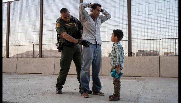 En lo que va del año fiscal, en la frontera entre Estados Unidos y México se han contabilizado en total de 593.507 detenciones. (AFP).