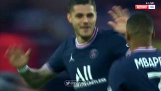 PSG vs. Estrasburgo: el cabezazo de Icardi para marcar el 1-0 y seguir con la fiesta | VIDEO