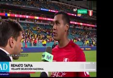 Renato Tapia: “Improvisamos un poco, la idea de jugar con Advincula por fuera le costó"