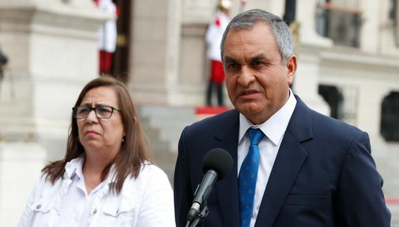 Ministro del Interior, Vicente Romero, justificó resguardo policial a favor del expresidente Martín Vizcarra. (Foto: El Comercio)