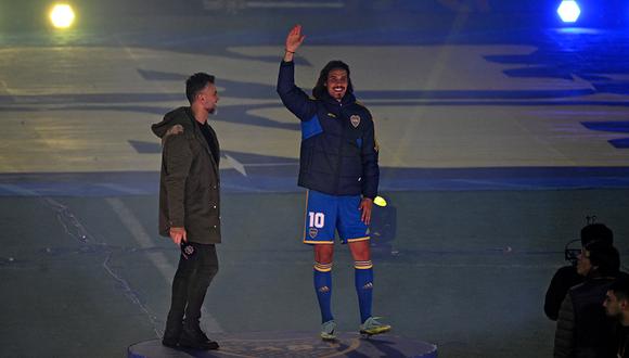 Boca Juniors presentó a Edinson Cavani como nuevo refuerzo en ‘La Bombonera’. Foto: AFP