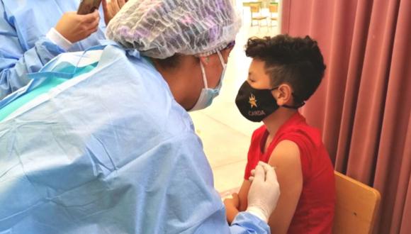 Los niños tendrán otro punto de vacunación. (Foto: Andina)