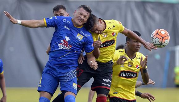 Barcelona de Guayaquil igualó 1-1 ante Delfín por fecha 12 de Serie A de Ecuador. (Foto: AFP)