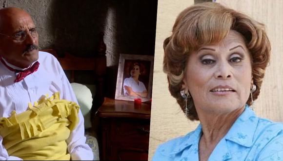(Izquierda) Gustavo Bueno en la décima temporada de "Al fondo hay sitio". (Derecha) Irma Maury, la recordada Doña Nelly de la serie.