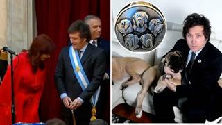 Javier Milei: presidente de Argentina evidenció su amor por los perros