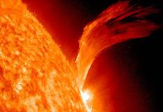 NASA difundió un video de una explosión solar