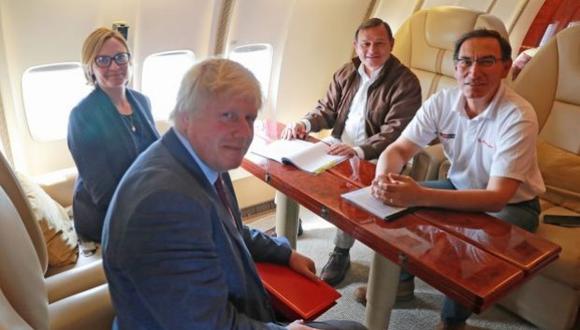 Boris Johnson visitó la selva peruana junto al presidente Martín Vizcarra (Foto: Andina)