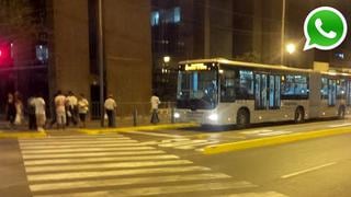 WhatsApp: intenta suicidarse y se lanza a bus del Metropolitano