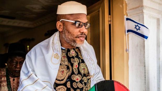 Many Nigerian Jews see Nnamdi Kanu's Judaism as a political tool to win support abroad for their separatist cause.  (AFP)
