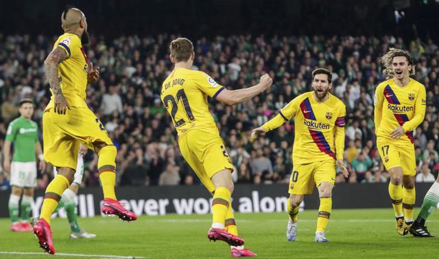 Barcelona enfrentó al Betis por LaLiga