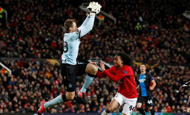 Estas fueron las mejores fotografías del partido entre Manchester United y Brujas por los dieciseisavos de final de la UEFA Europa League. REUTERS/Phil Noble