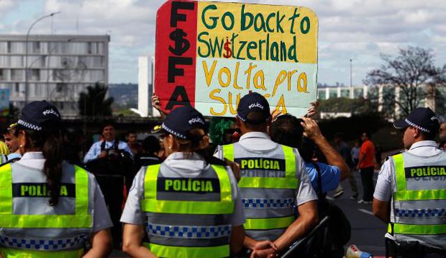 Brasilia también protesta con la 'Copa de las Manifestaciones' - 1