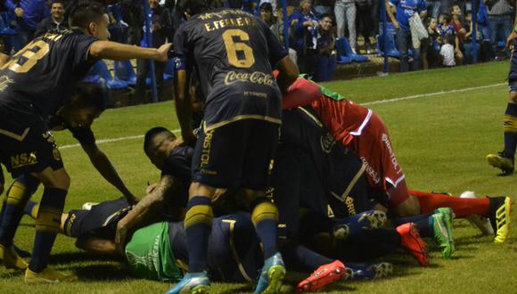 Sol de América venció 1-0 a Mineros de Guayana por la vuelta de la primera fase y definieron la clasificación en emocionante tanda de penales. (Foto: Twitter SA)